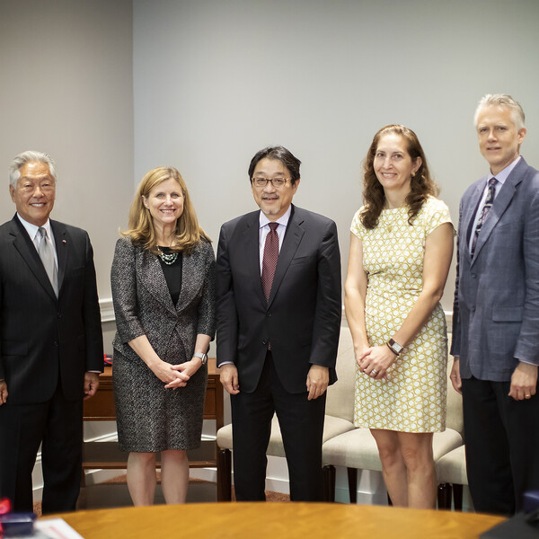 Penn President 2022 Japanese Ambassador Mori Visit