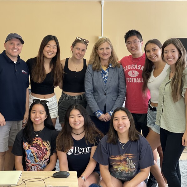 Penn President 2022 New Student Orientation and Academic Initiatives Office Visit
