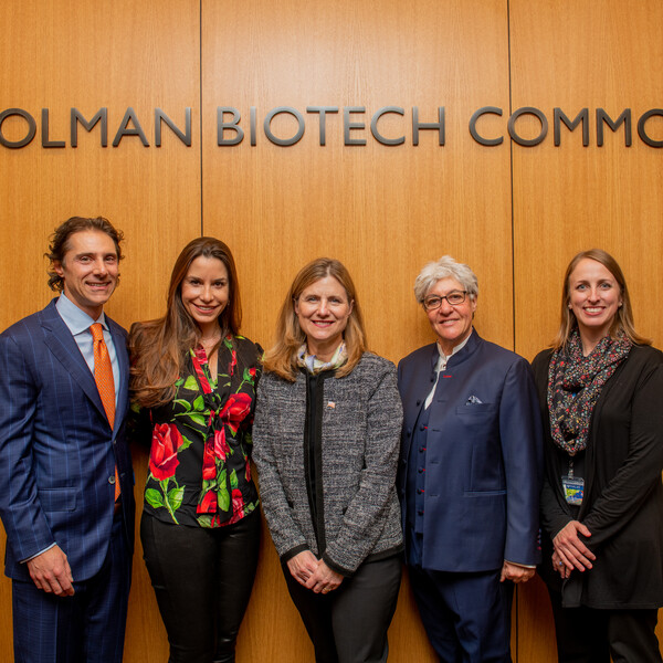 Penn President 2022 Holman Biotech Commons Naming
