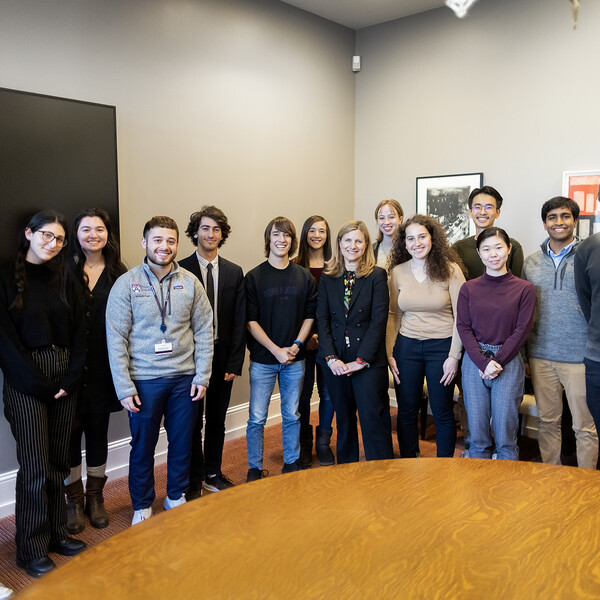 Penn President 2022 Lunch with Students