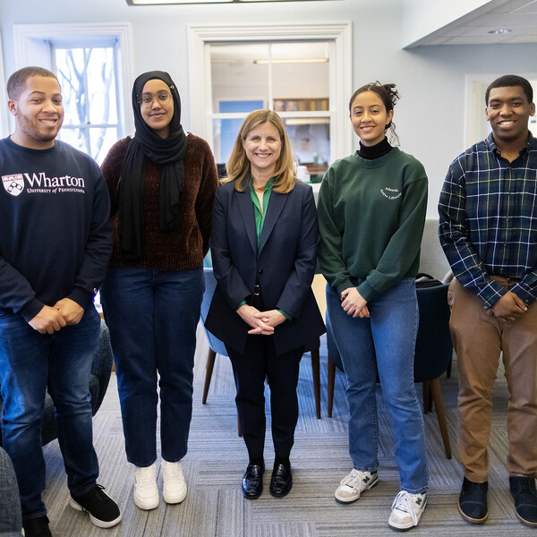 Penn President 2022 African American Resource Center Visit