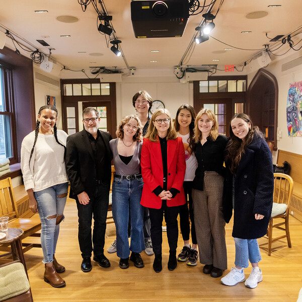 Penn President 2023 Kelly Writers House Visit