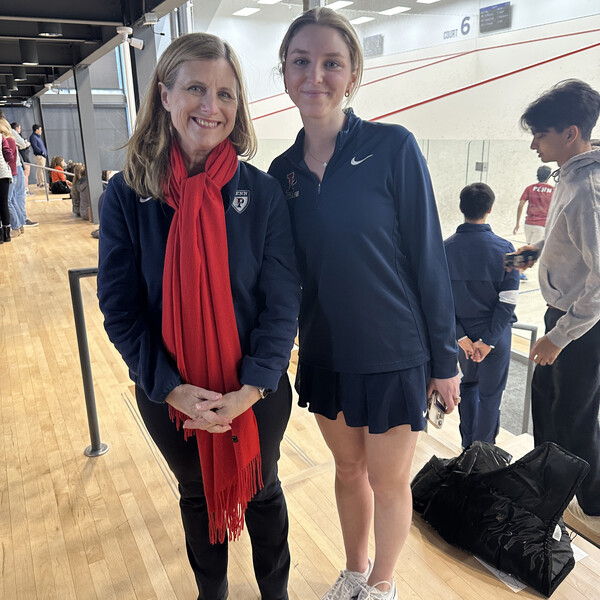 Penn President 2023 Women’s and Men’s Squash Games vs Princeton