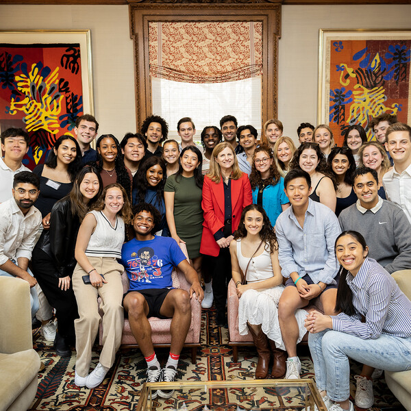 Penn President 2023 Friars Senior Society Lunch Reception