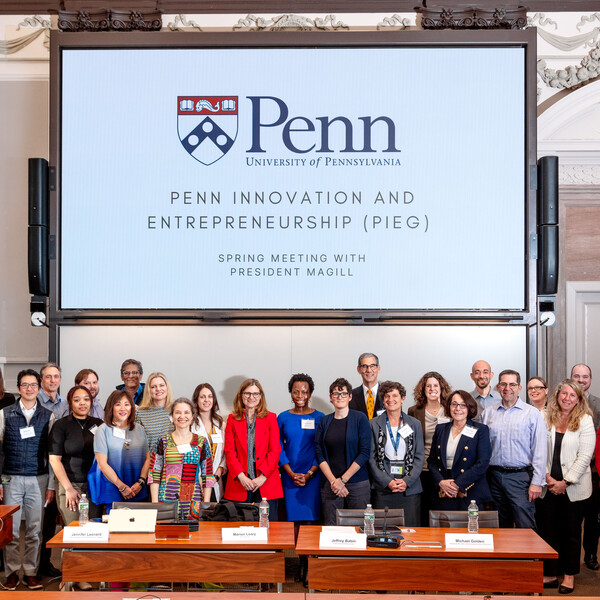 Penn President 2023 Penn Innovation and Entrepreneurship Group Visit