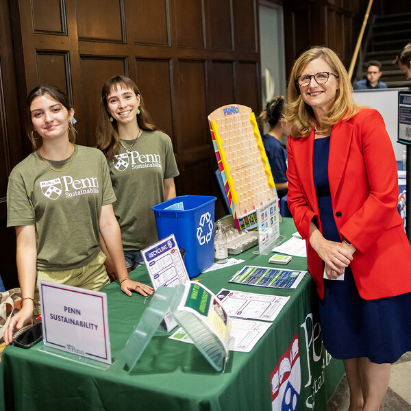 Penn President 2023 New Student Resources Fair and Campus Express 